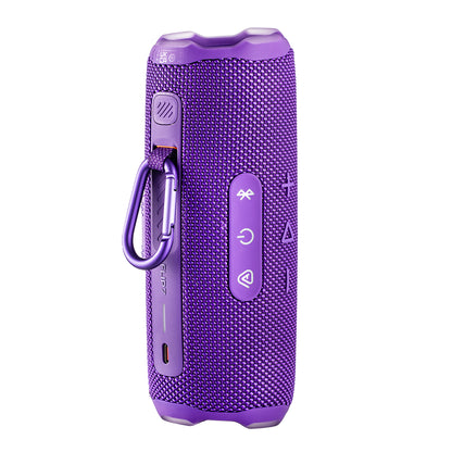 JBL Flip 7 - Portable Waterproof and Drop-Proof Speaker, Bold Pro Sound with AI Sound Boost, 16Hrs of Playtime, and PushLock System with Interchangeable Accessories (Purple)