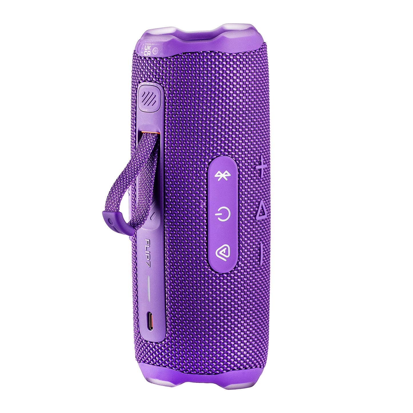 JBL Flip 7 - Portable Waterproof and Drop-Proof Speaker, Bold Pro Sound with AI Sound Boost, 16Hrs of Playtime, and PushLock System with Interchangeable Accessories (Purple)