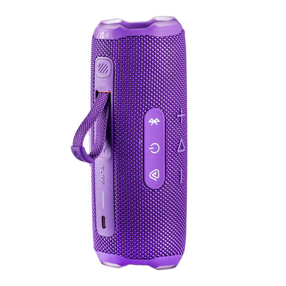 JBL Flip 7 - Portable Waterproof and Drop-Proof Speaker, Bold Pro Sound with AI Sound Boost, 16Hrs of Playtime, and PushLock System with Interchangeable Accessories (Purple)