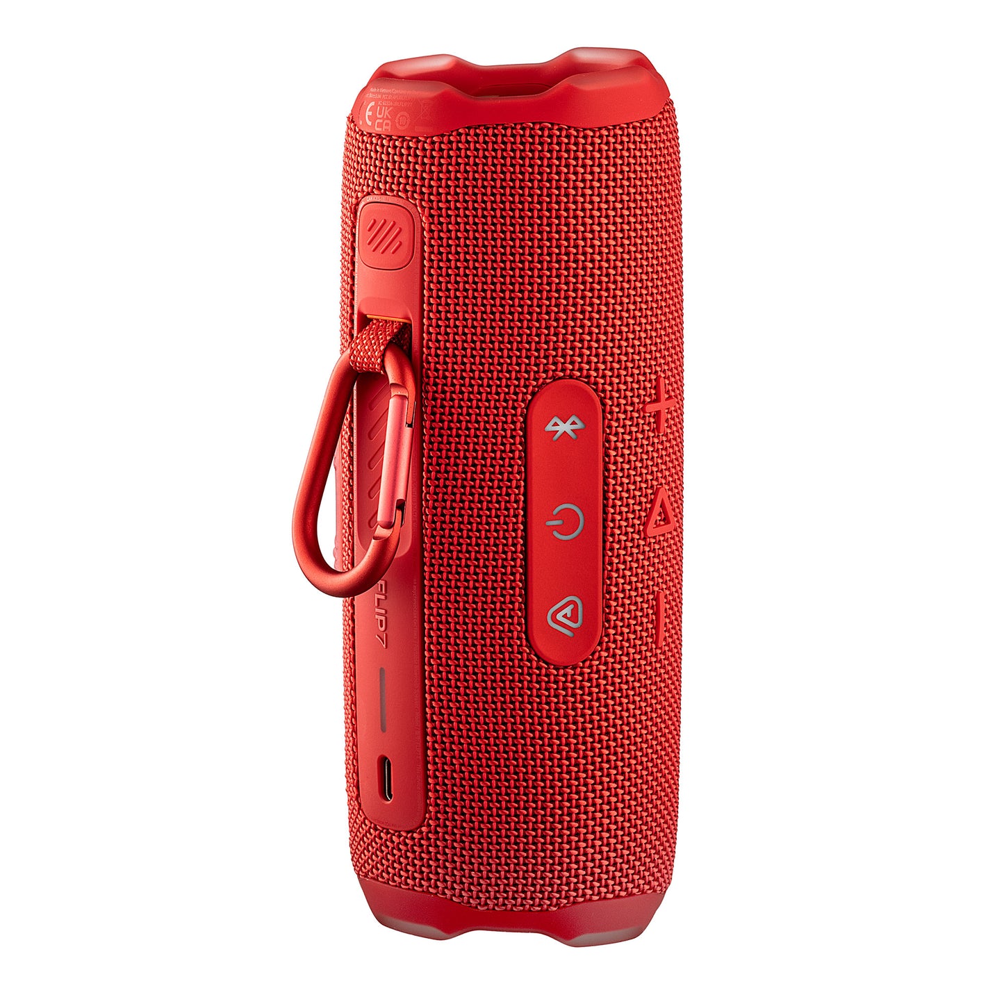 JBL Flip 7 - Portable Waterproof and Drop-Proof Speaker, Bold Pro Sound with AI Sound Boost, 16Hrs of Playtime, and PushLock System with Interchangeable Accessories (Red)