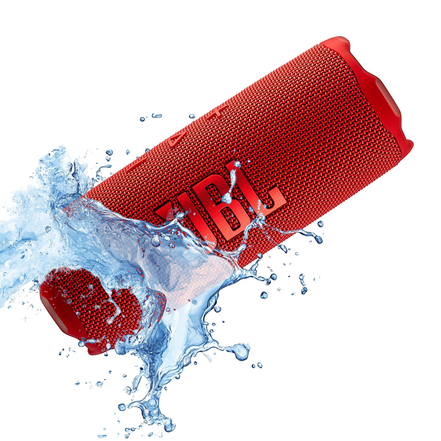 JBL Flip 7 - Portable Waterproof and Drop-Proof Speaker, Bold Pro Sound with AI Sound Boost, 16Hrs of Playtime, and PushLock System with Interchangeable Accessories (Red)