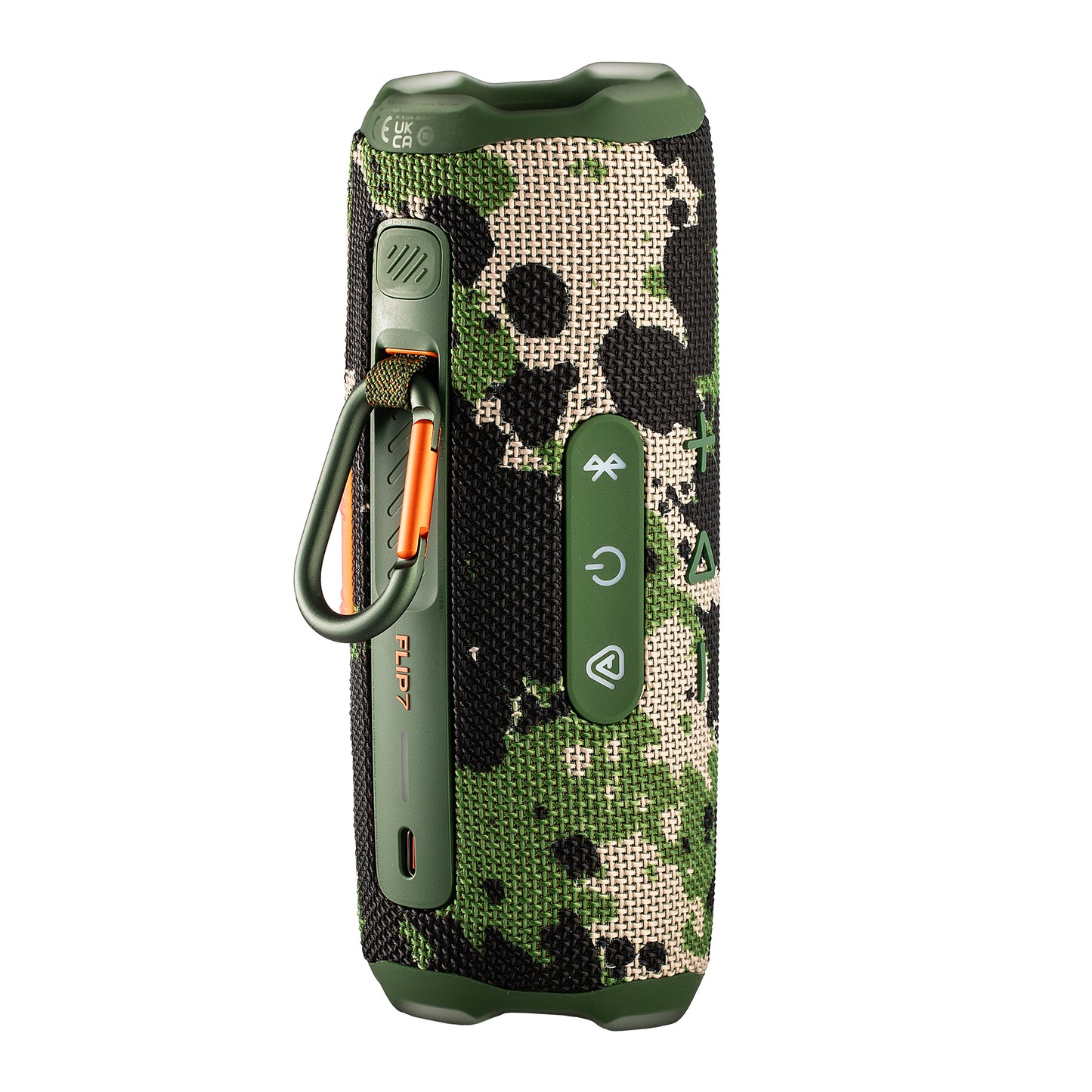 JBL Flip 7 - Portable Waterproof and Drop-Proof Speaker, Bold Pro Sound with AI Sound Boost, 16Hrs of Playtime, and PushLock System with Interchangeable Accessories (Squad)