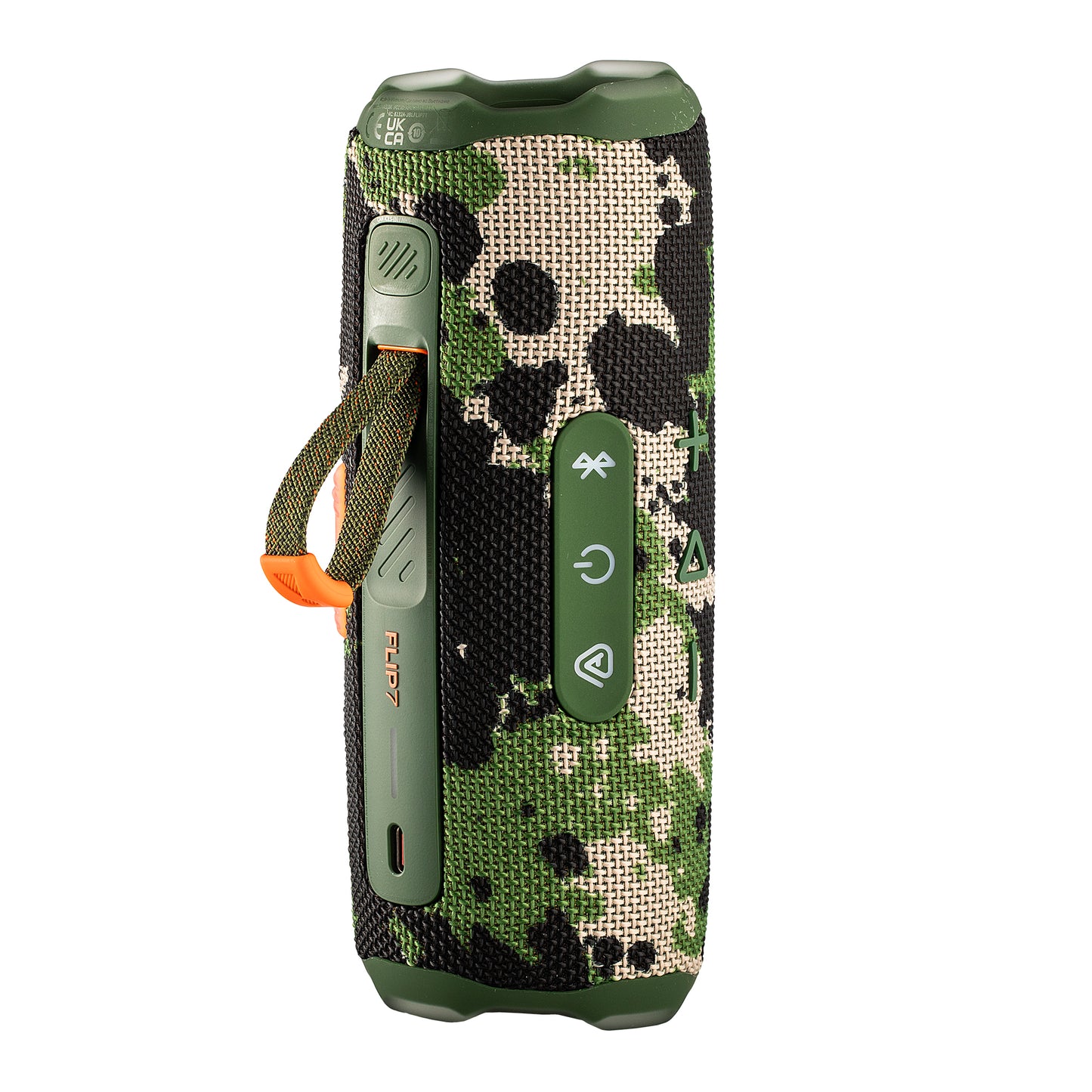 JBL Flip 7 - Portable Waterproof and Drop-Proof Speaker, Bold Pro Sound with AI Sound Boost, 16Hrs of Playtime, and PushLock System with Interchangeable Accessories (Squad)