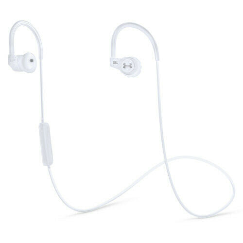 JBL - Under Armour Wireless Heart Rate Monitoring, in-Ear Sport Headphones -White (Renewed) - Reconditioned