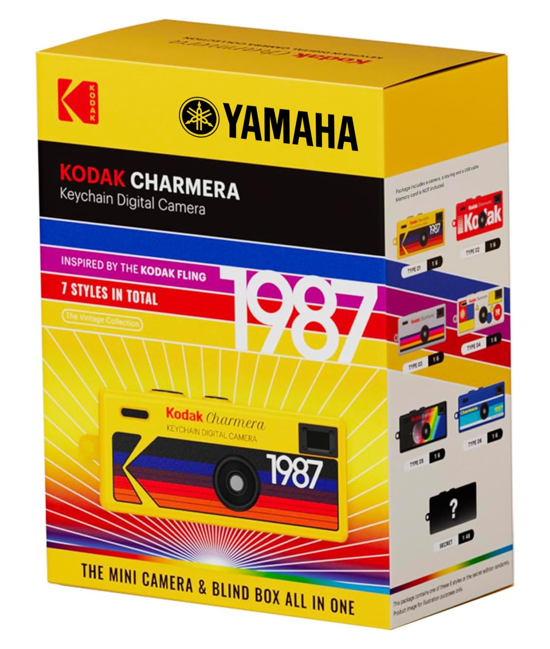 Kodak Charmera Keychain Mini Digital Camera Blind Box - Single with custom logo