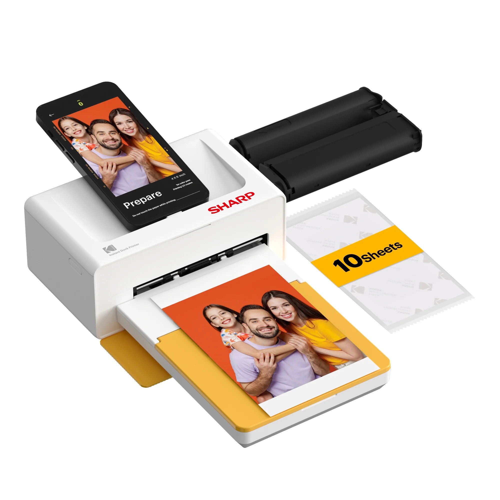 Kodak Dock 4x6 Photo Printer - White with custom logo