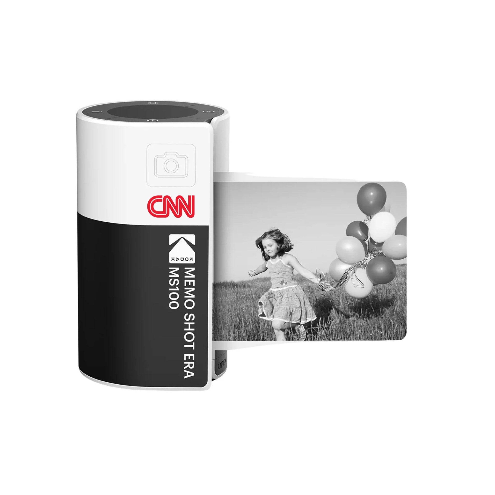 Kodak Memo Shot Era Instant Thermal Print Camera & Label Printer - White with custom logo