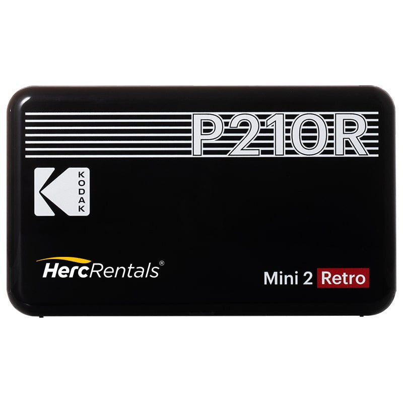 Kodak Mini 2 Retro Portable Photo Printer - Black with custom logo