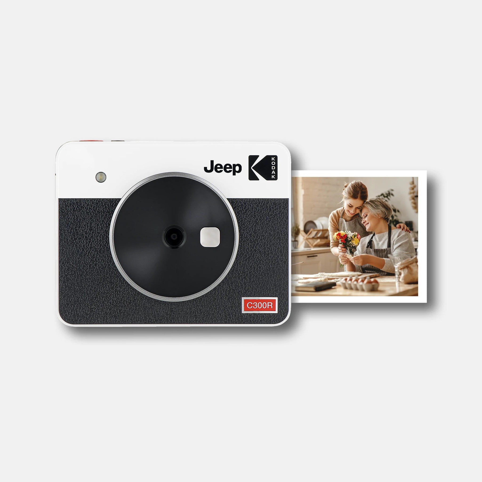 Kodak Mini Shot 3 Retro 2-in-1 Instant Camera & Square Photo Printer - White with custom logo