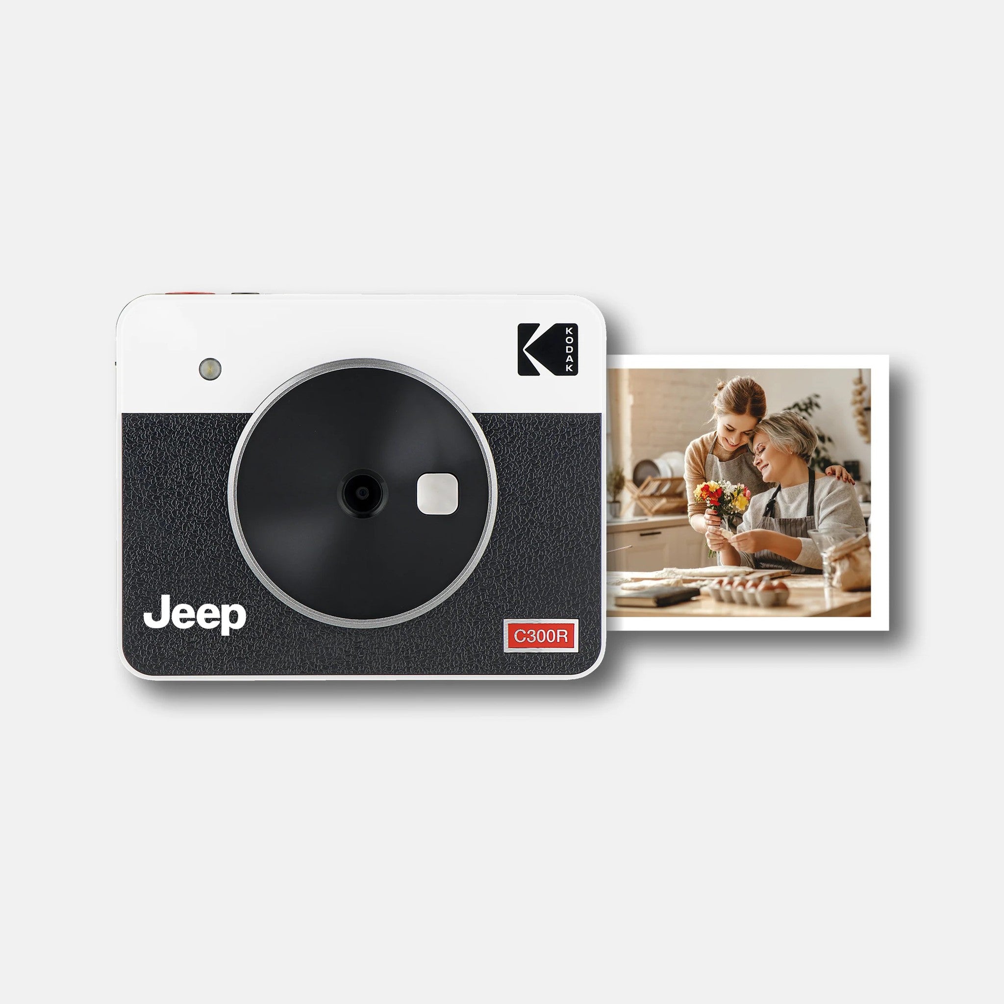 Kodak Mini Shot 3 Retro 2-in-1 Instant Camera & Square Photo Printer - White with custom logo