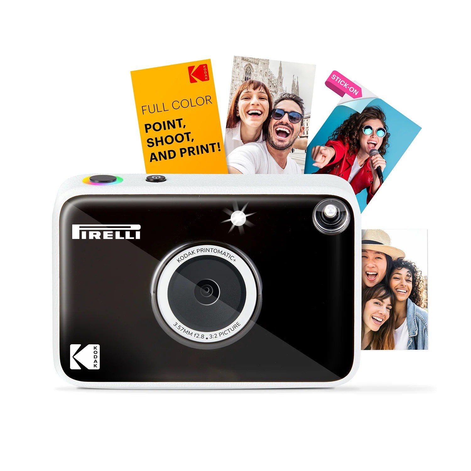 Kodak Printomatic+ Instant Print Digital Camera - Black with custom logo