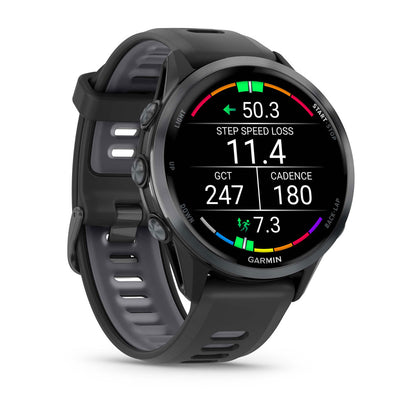 Garmin Forerunner 970 GPS Running Smartwatch - Carbon Gray Titanium/Black