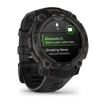 Garmin Instinct 3 AMOLED Rugged GPS Smartwatch 45mm - Black