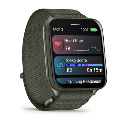 Garmin Venu X1 GPS Smartwatch - Moss with Titanium Caseback