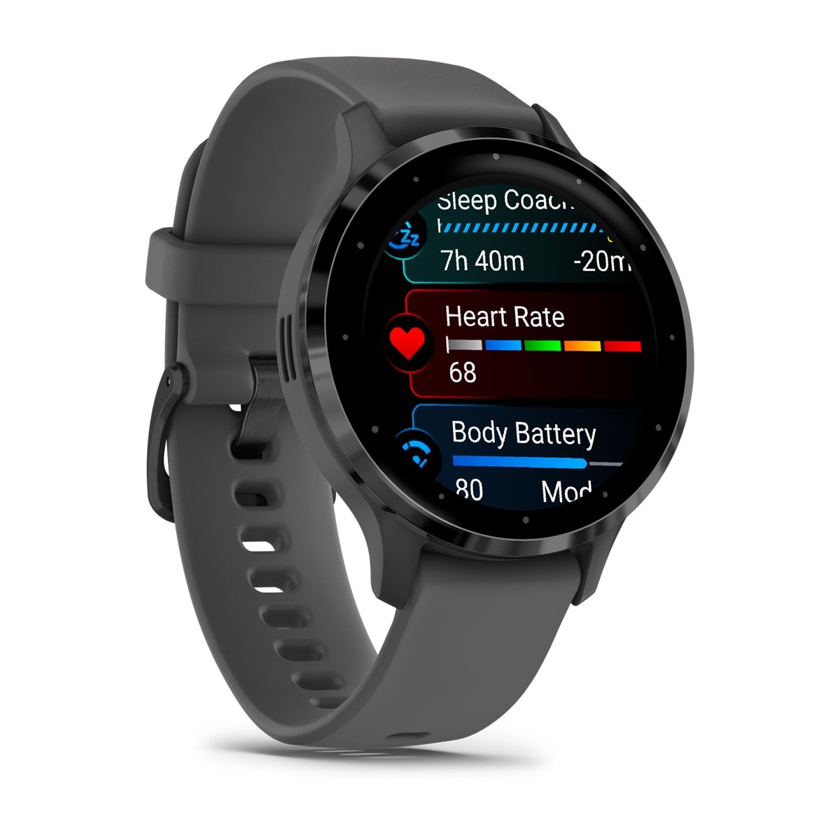 Garmin Venu 3S GPS Smartwatch 41mm - Slate/Pebble Gray