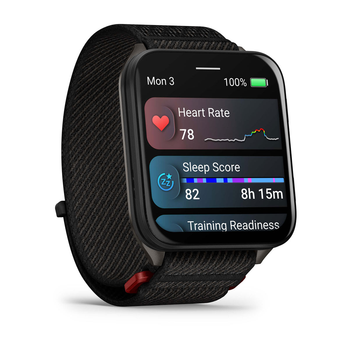 Garmin Venu X1 GPS Smartwatch - Black with Slate Titanium Caseback
