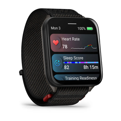 Garmin Venu X1 GPS Smartwatch - Black with Slate Titanium Caseback