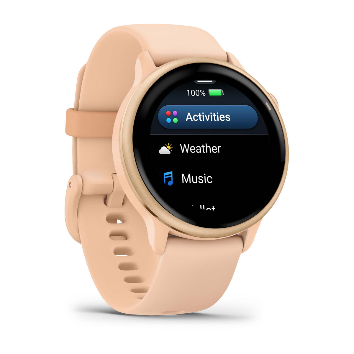 Garmin vivoactive 6 GPS Smartwatch - Metallic Pink Dawn