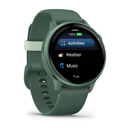 Garmin vivoactive 6 GPS Smartwatch - Metallic Jasper Green