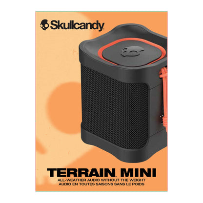 Skullcandy Terrain Mini Portable Wireless Bluetooth Speaker - Black