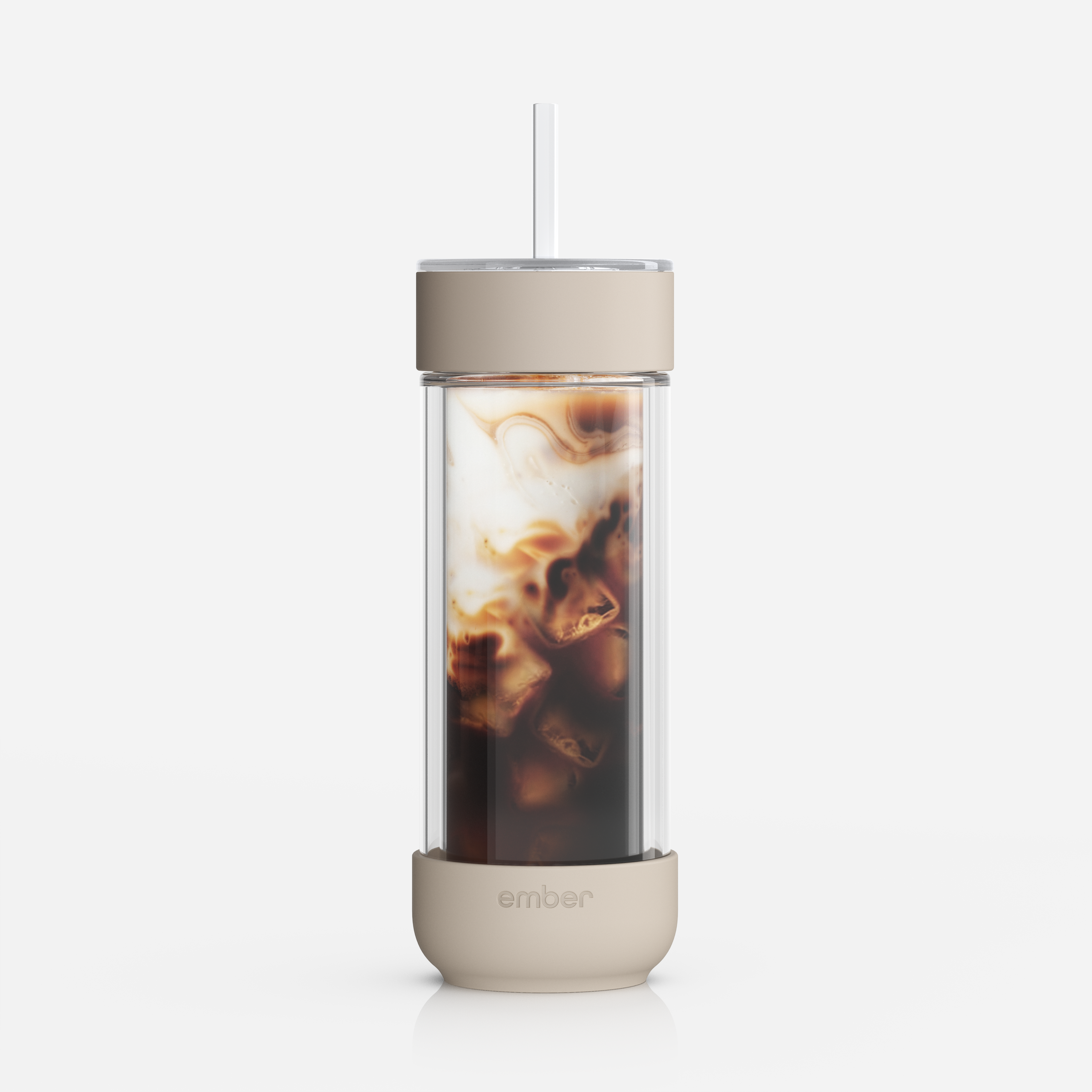 Ember Cold Tumbler Insulated 16 oz - Sandstone