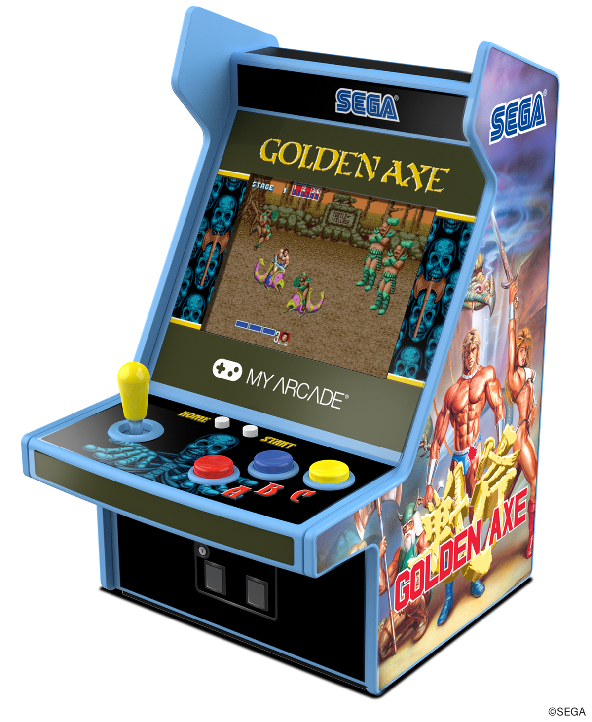My Arcade Micro Player Pro 6.8" Golden Axe Portable Retro Arcade (3 Games in 1)