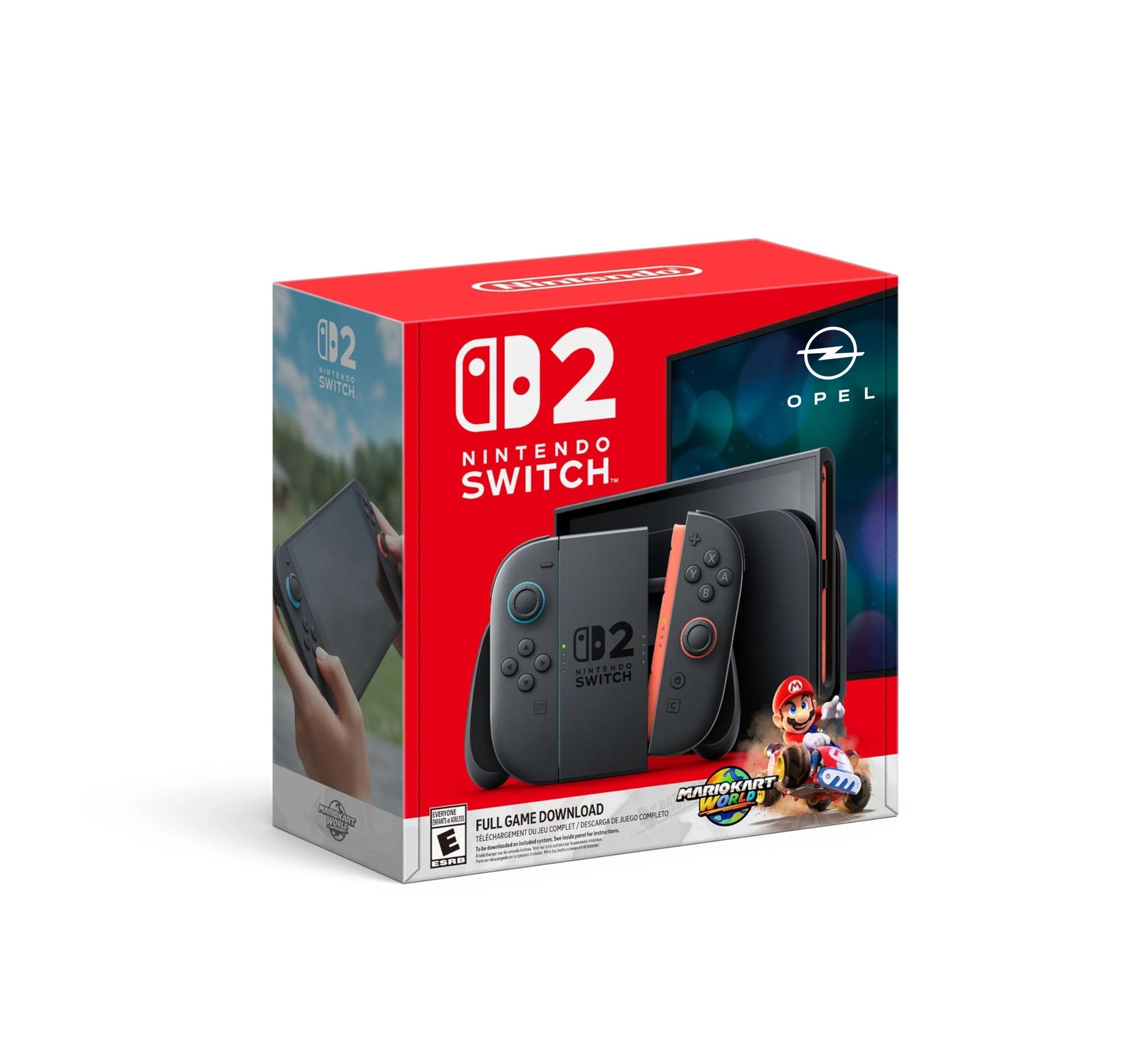 Nintendo Switch 2 + Mario Kart World Bundle with custom logo