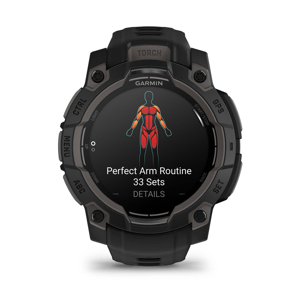 Garmin Instinct 3 AMOLED Rugged GPS Smartwatch 45mm - Black