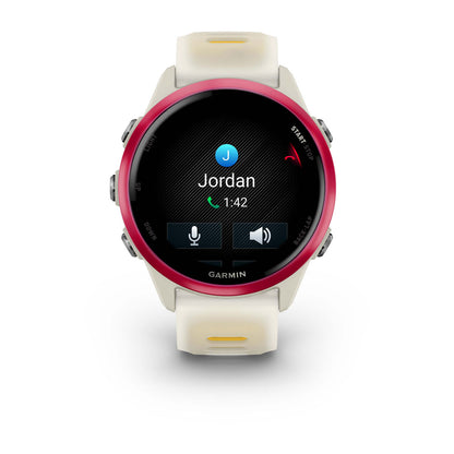 Garmin Forerunner 570 GPS Running Smartwatch 42mm - Raspberry/Bone