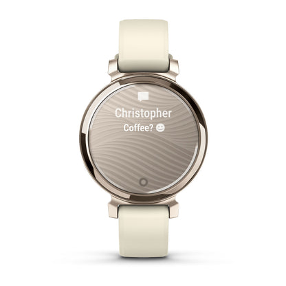 Garmin Lily 2 Smartwatch - Cream Gold/Coconut