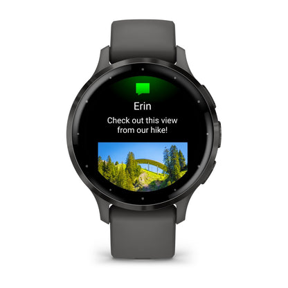 Garmin Venu 3S GPS Smartwatch 41mm - Slate/Pebble Gray