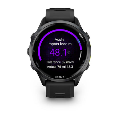 Garmin Forerunner 970 GPS Running Smartwatch - Carbon Gray Titanium/Black