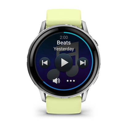 Garmin Venu 4 GPS Smartwatch 45mm - Silver/Citron