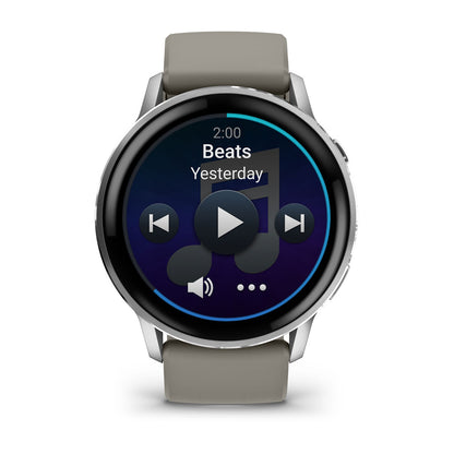 Garmin Venu 4 GPS Smartwatch 45mm - Silver/Silver Gray