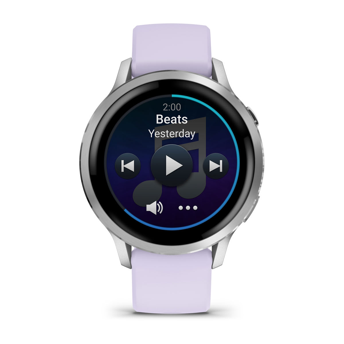 Garmin Venu 4 GPS Smartwatch 41mm - Silver/Periwinkle