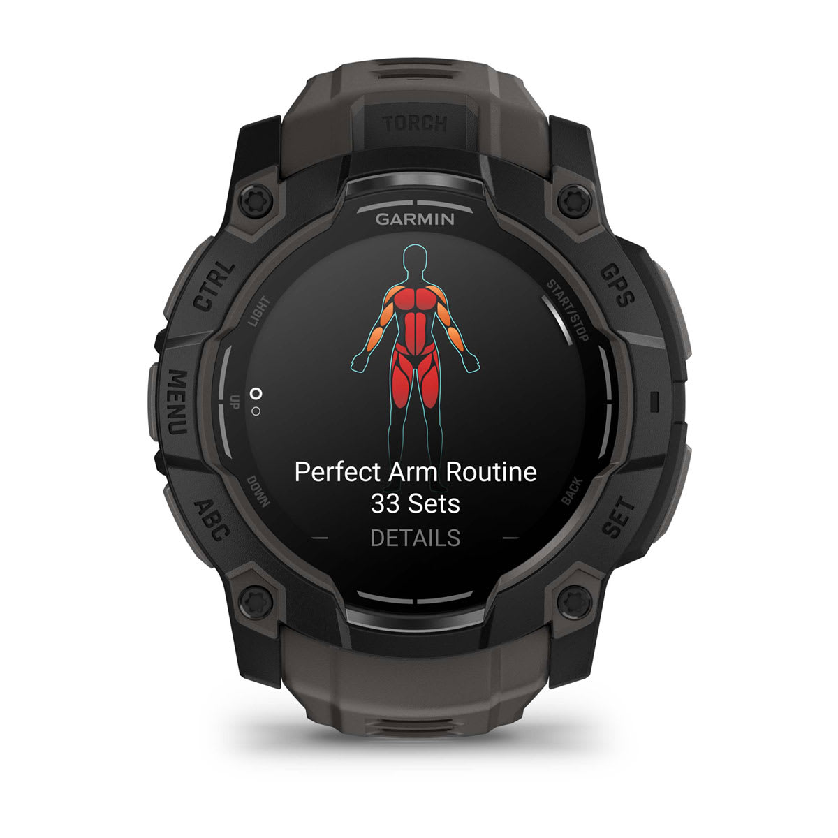 Garmin Instinct 3 AMOLED Rugged GPS Smartwatch 50mm - Black/Charcoal