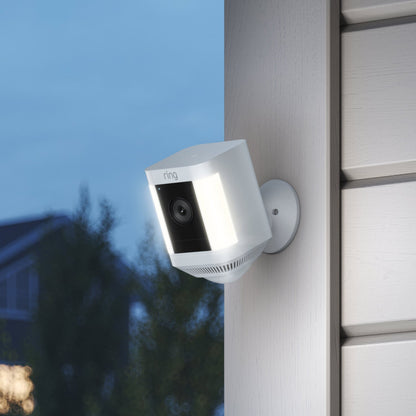 Ring Spotlight Cam Plus Battery Wireless Security Camera - White