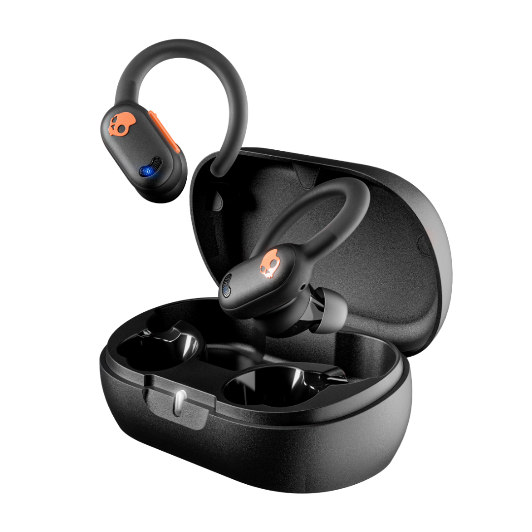 Skullcandy Push ANC Active True Wireless Sport Earbuds - Black/Orange