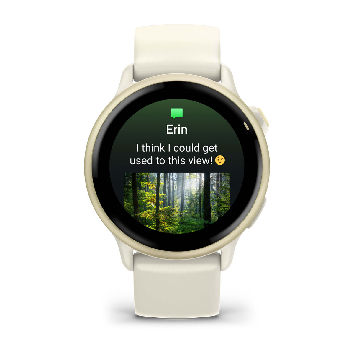 Garmin vivoactive 6 GPS Smartwatch - Lunar Gold/Bone