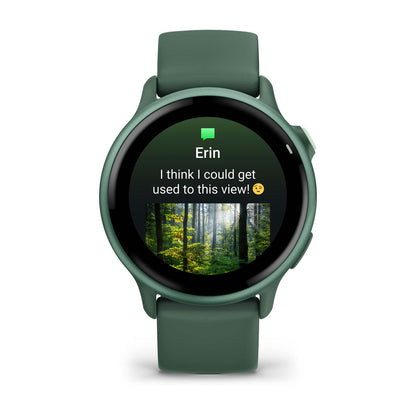Garmin vivoactive 6 GPS Smartwatch - Metallic Jasper Green