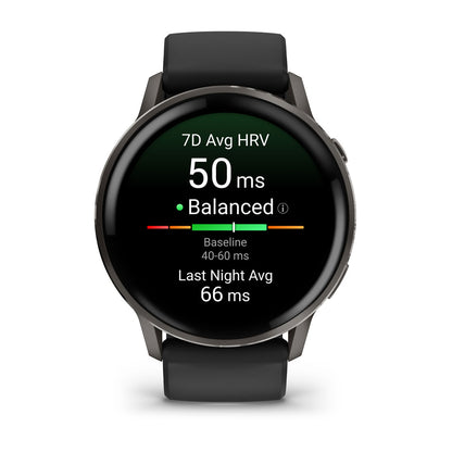 Garmin Venu 4 GPS Smartwatch 45mm - Slate/Black