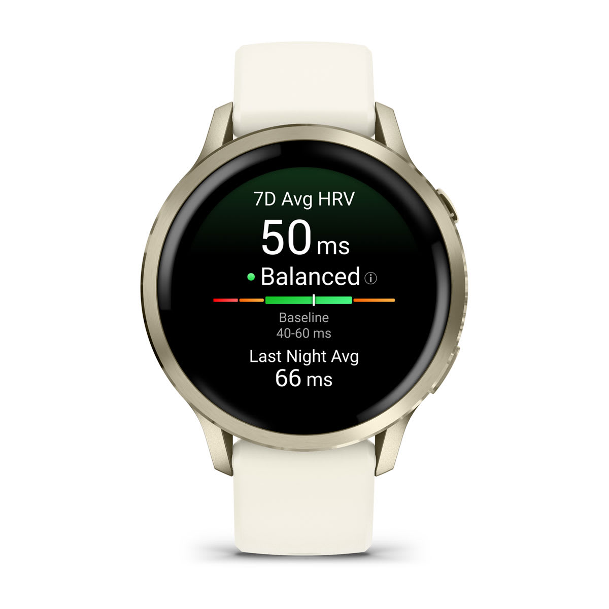 Garmin Venu 4 GPS Smartwatch 41mm - Lunar Gold/Bone