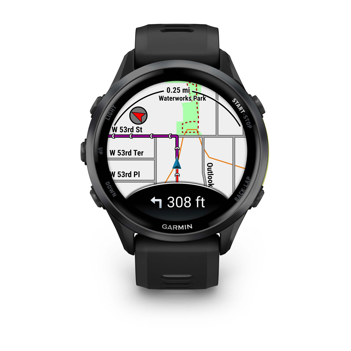Garmin Forerunner 970 GPS Running Smartwatch - Carbon Gray Titanium/Black