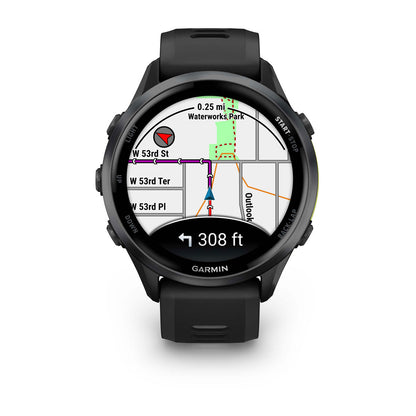 Garmin Forerunner 970 GPS Running Smartwatch - Carbon Gray Titanium/Black