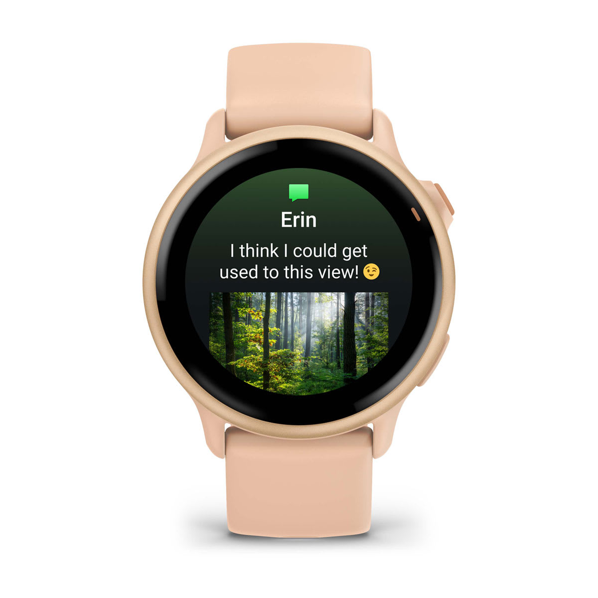 Garmin vivoactive 6 GPS Smartwatch - Metallic Pink Dawn