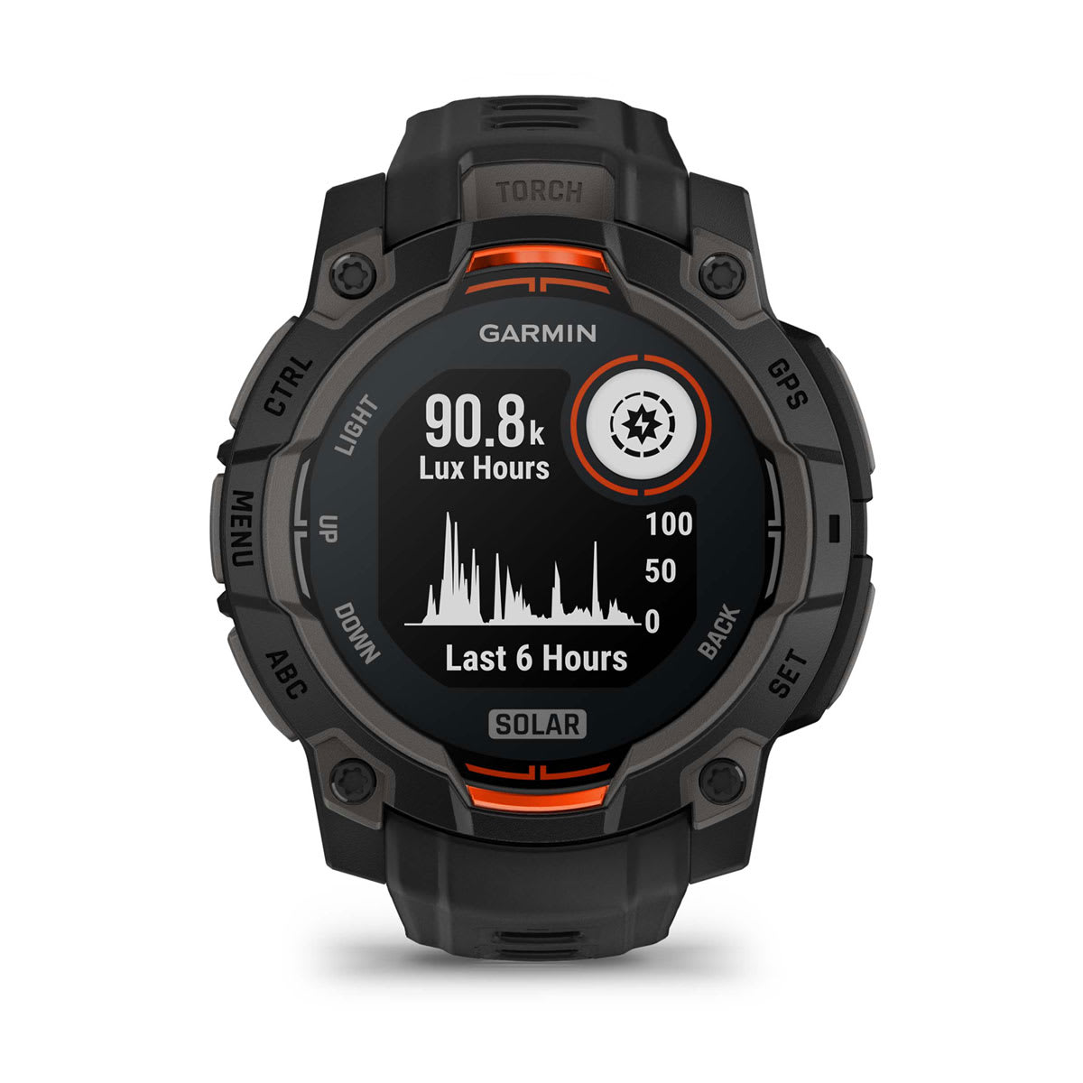 Garmin Instinct 3 Solar Rugged GPS Smartwatch 45mm - Black