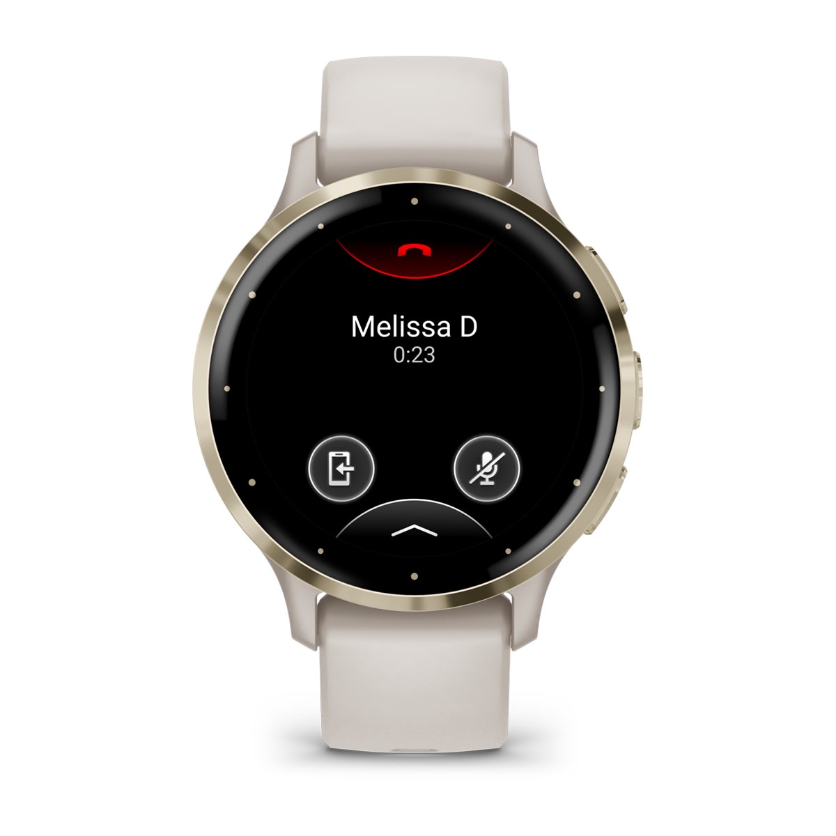 Garmin Venu 3S GPS Smartwatch 41mm - Soft Gold/Ivory