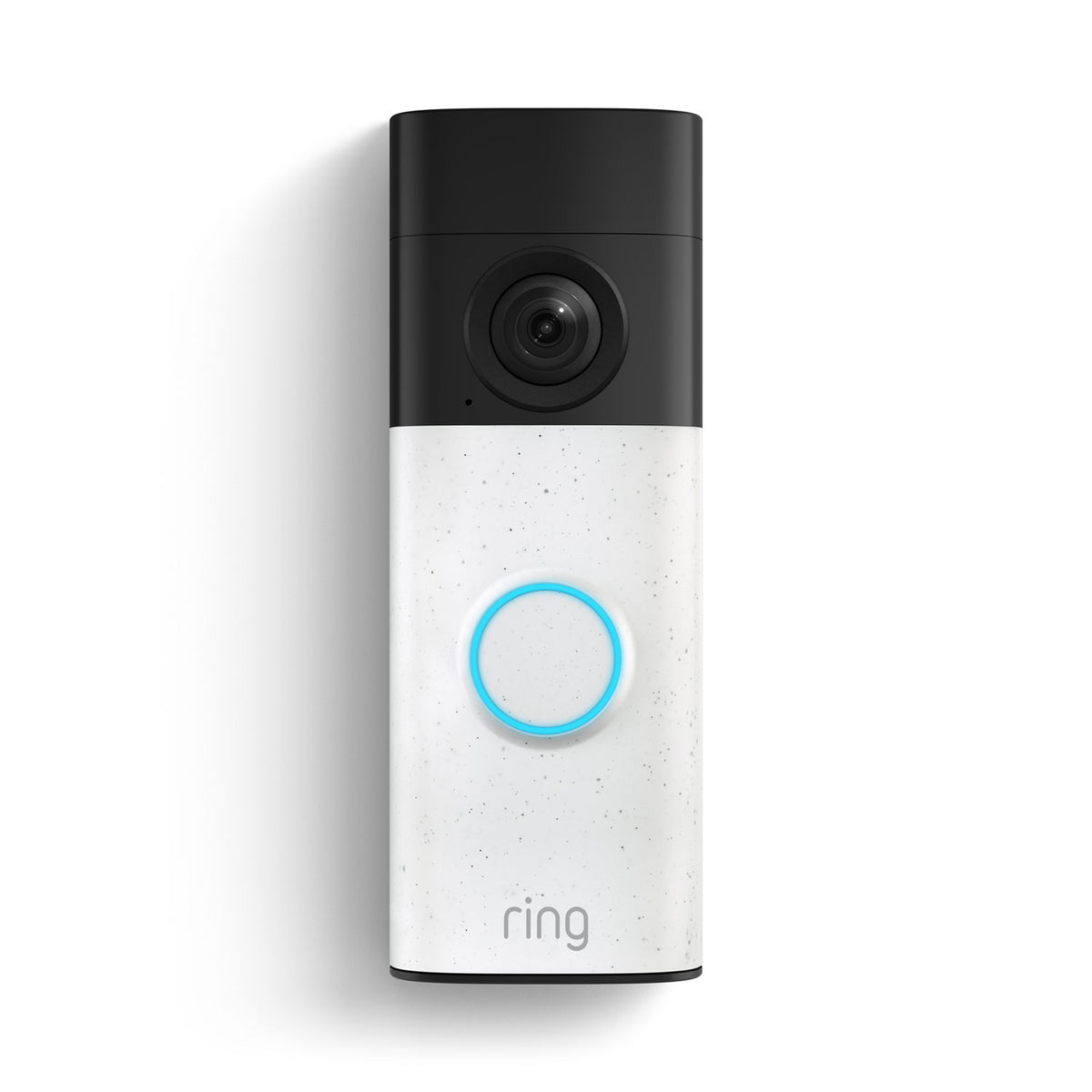 Ring Battery Doorbell 2K Wire Free Video Doorbell - Speckled White