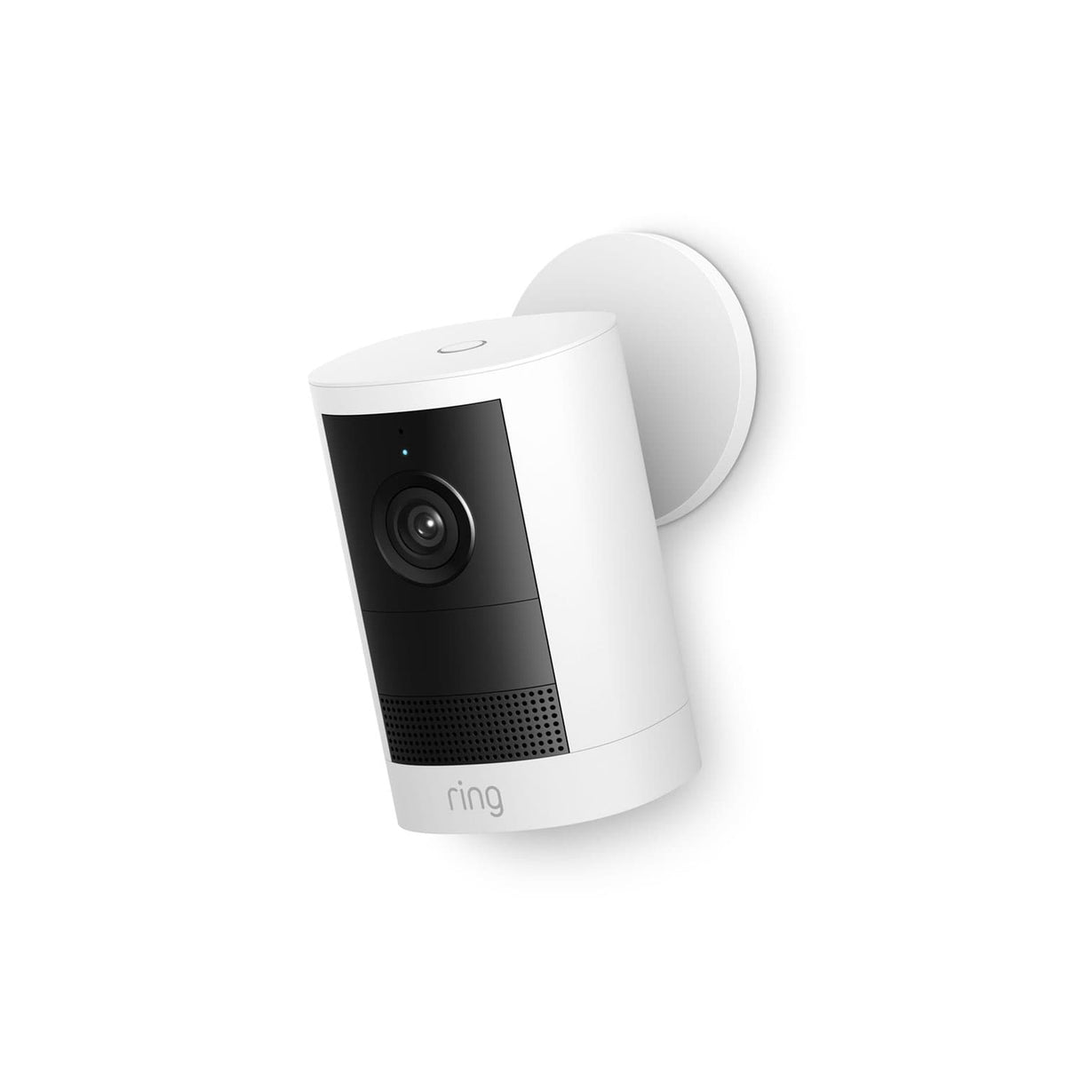 Ring Outdoor Cam 2K Battery Wireless Security Camera - White