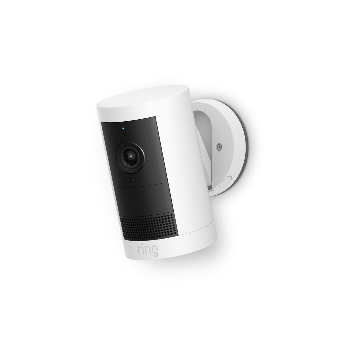 Ring Outdoor Cam Plus Battery 2K Wireless Security Camera - White
